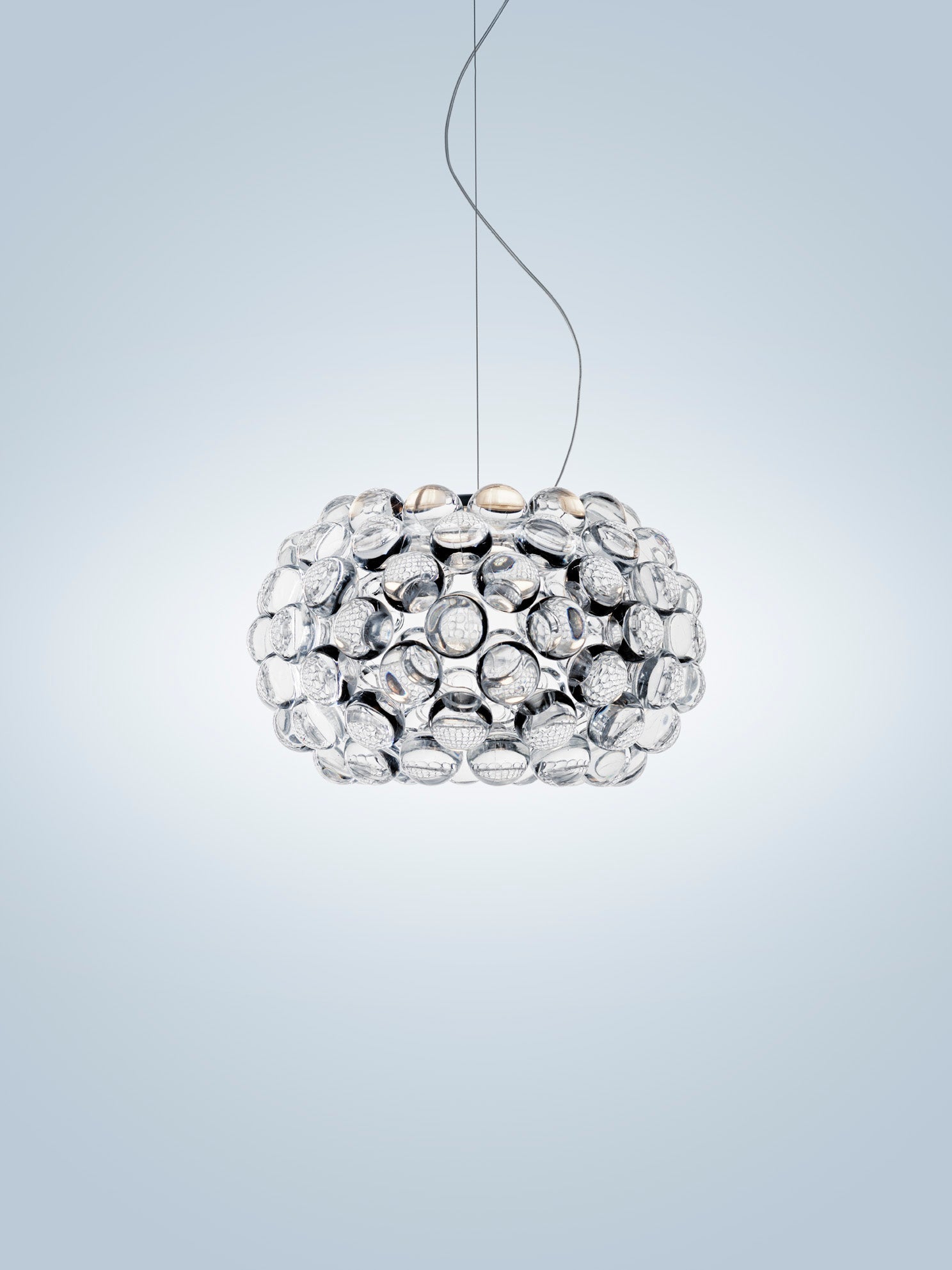 CABOCHE SMALL HANGING H.200 HALOGEN TRANSPARENT