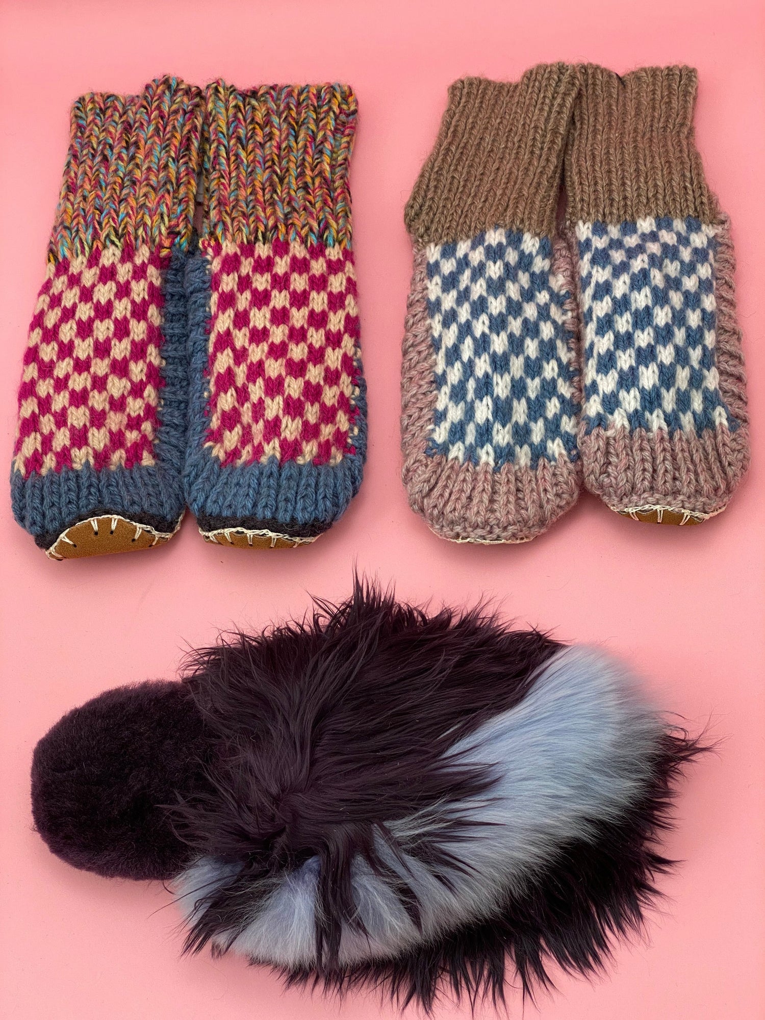Berkley Knit Slipper Sock Lilac