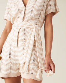 Iris Romper, White