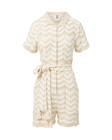 Iris Romper, White