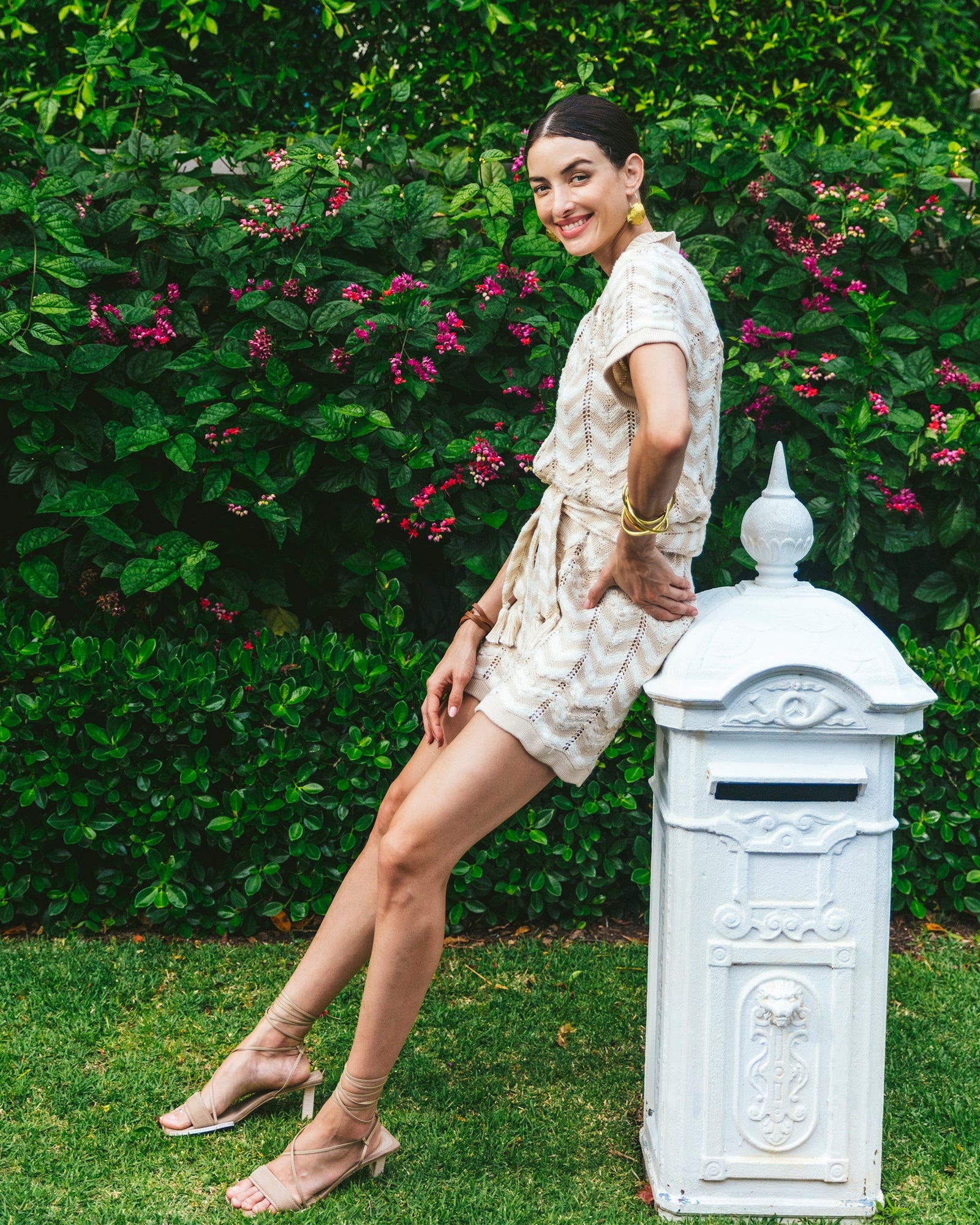 Iris Romper, White