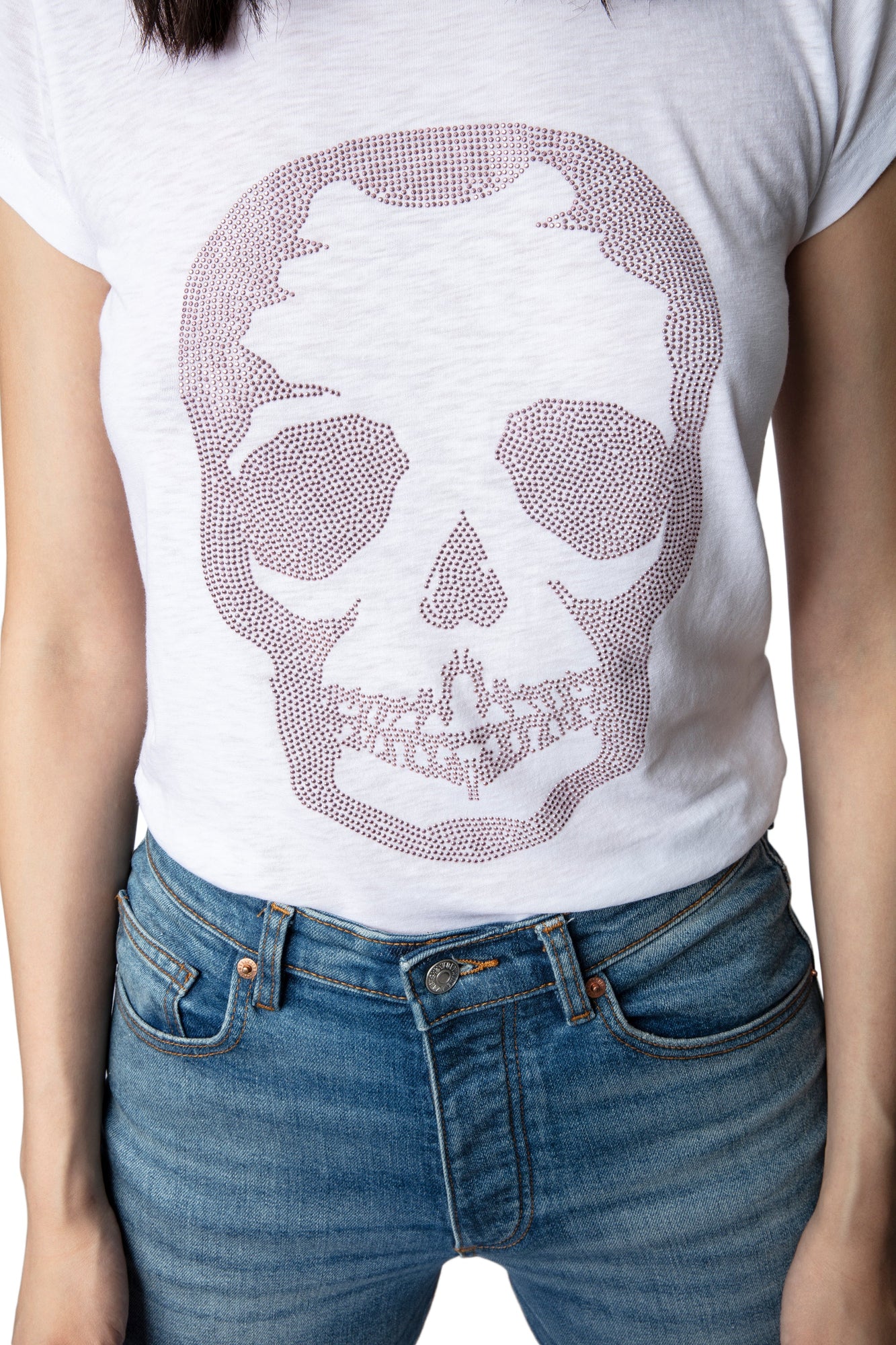 Skinny Skull Strass