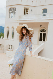 Petite Studio's Gabriella Dress in Blue Floral