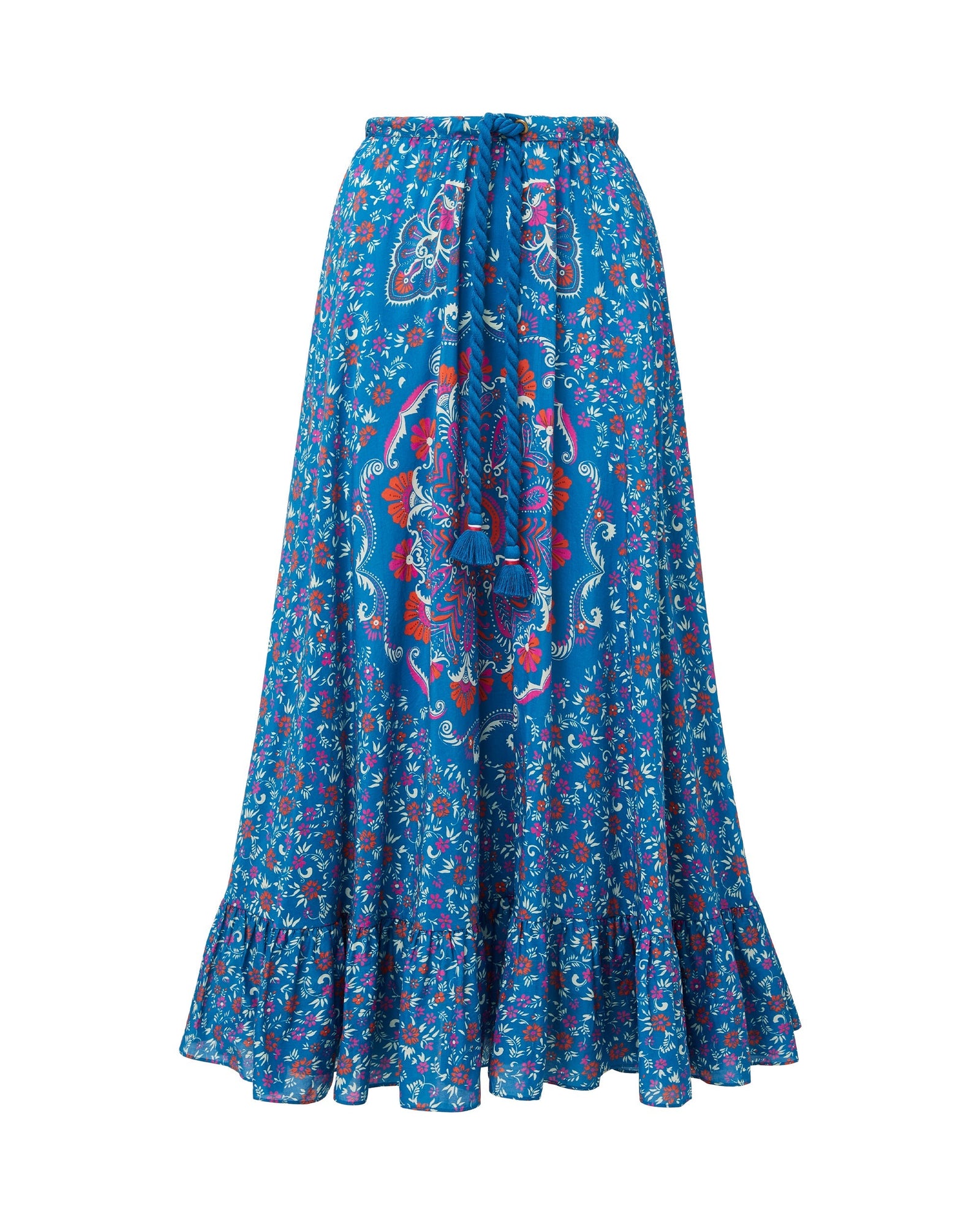 Lucinda Skirt, Medallion Blue