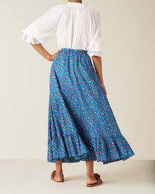 Lucinda Skirt, Medallion Blue
