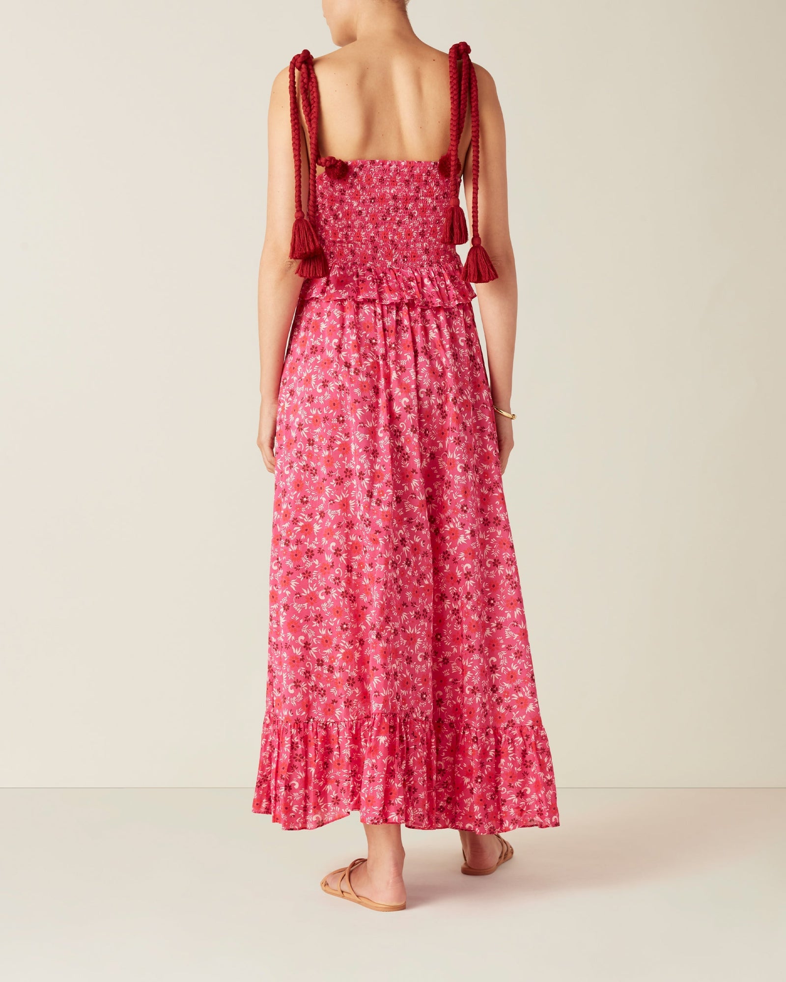 Mollie Top, Medallion Floral Pink