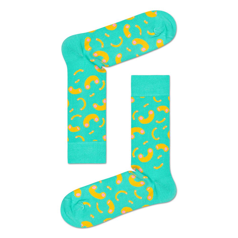 Macaroni Sock, Green/Yellow