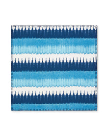 Dinner Napkins Set of 4, Ikat Stripe Navy