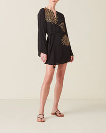 Natalia Dress, Onyx Black
