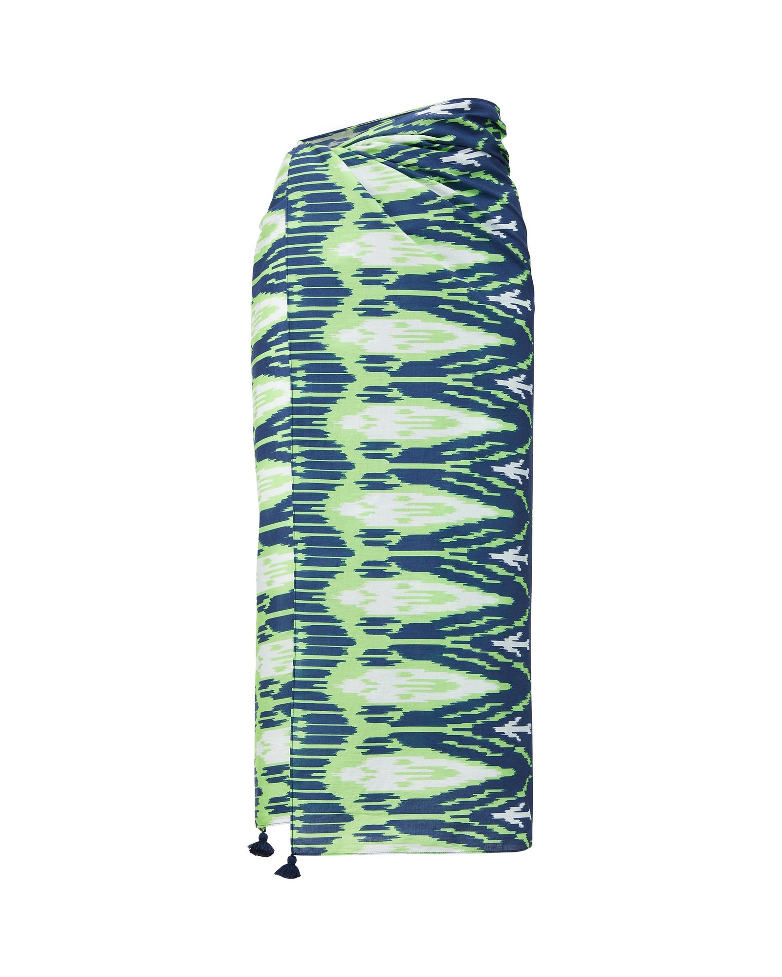 Pareo And Tote Set, Dylan Ikat Denim