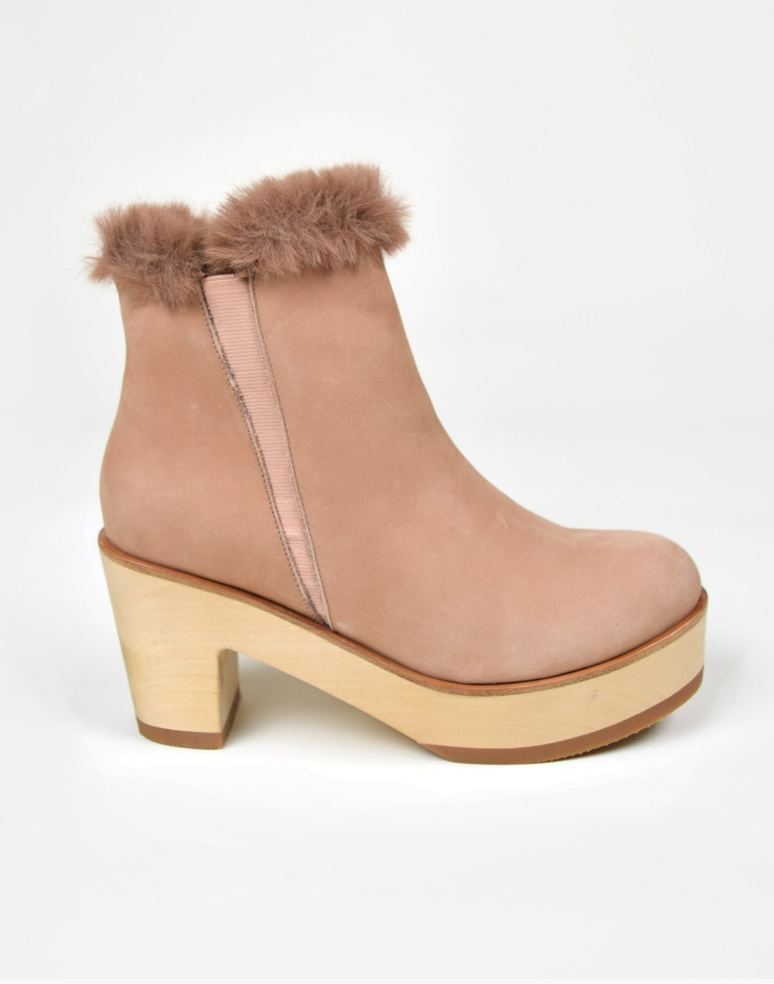 Parker Alpine Clog Boot Bone