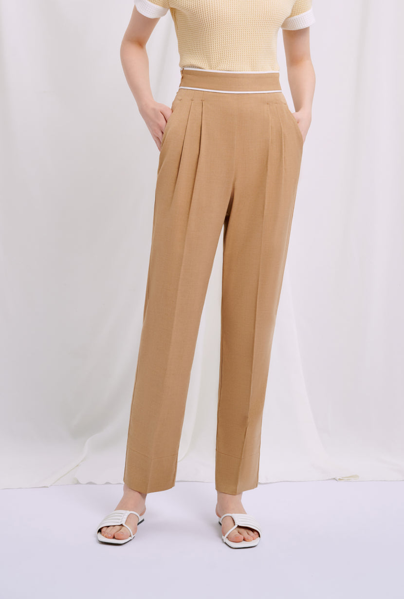 Petite Studio's Skylar Pants in Camel