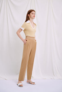 Petite Studio's Skylar Pants in Camel