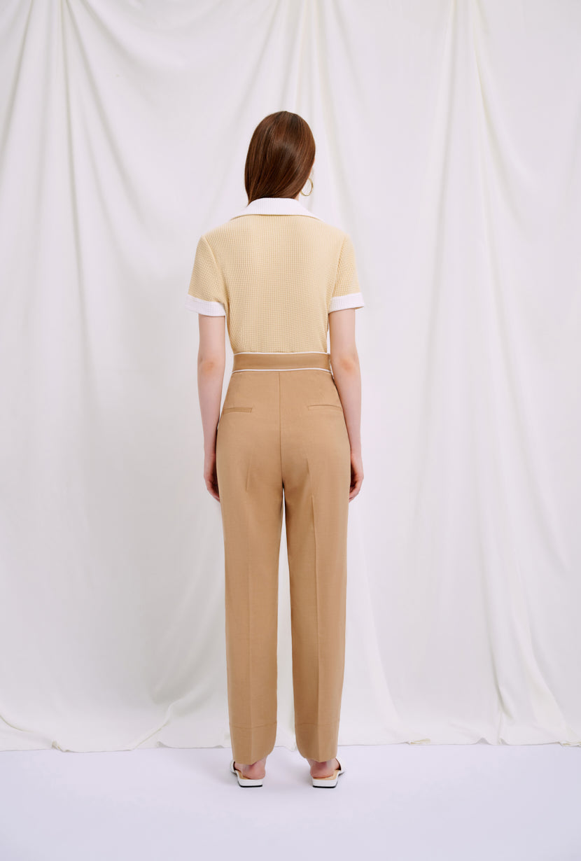 Petite Studio's Skylar Pants in Camel