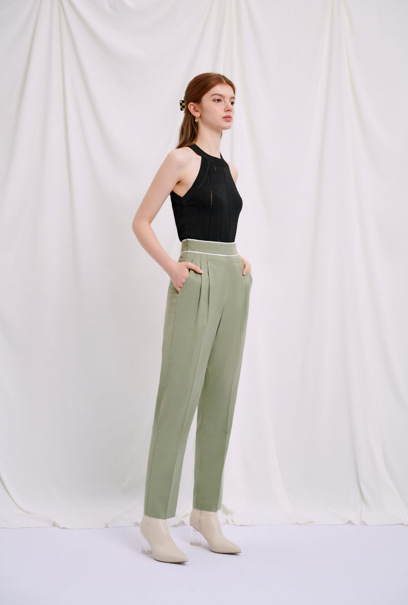 Petite Studio's Skylar Pants in Sage