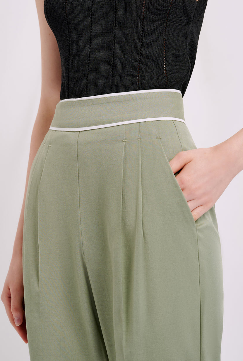 Petite Studio's Skylar Pants in Sage