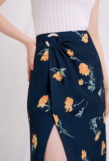 Petite Studio's Nova Skirt in Navy Floral