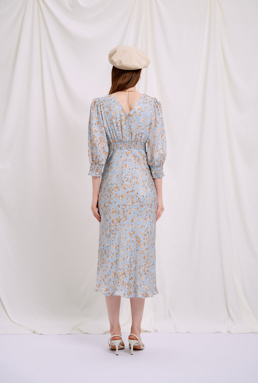 Petite Studio's Gabriella Dress in Blue Floral