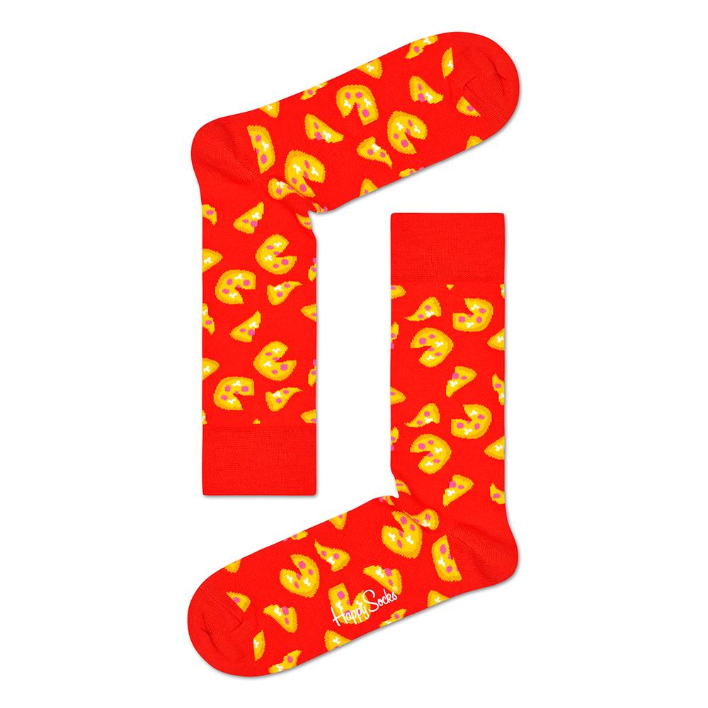 Pizza Sock, Light Red