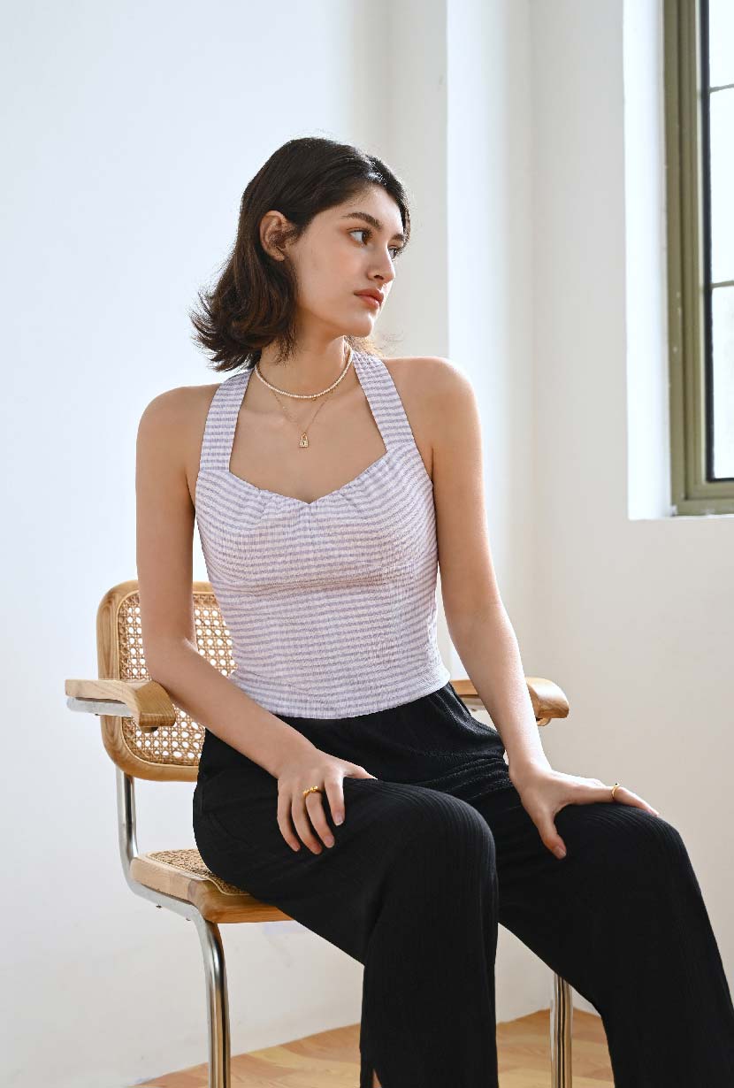 Petite Studio's Lucille Top in Gingham