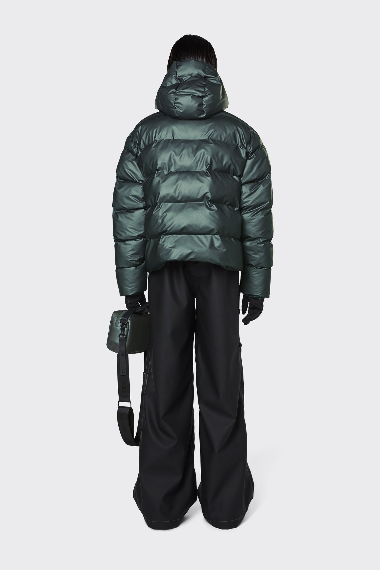 Puffer Jacket, Silver Pine