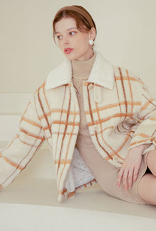 Petite Studio's Rumi Wool Jacket in Plaid