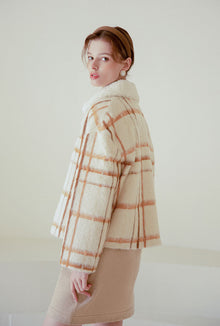 Petite Studio's Rumi Wool Jacket in Plaid