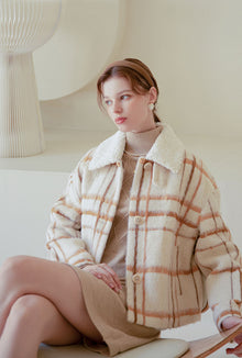 Petite Studio's Rumi Wool Jacket in Plaid