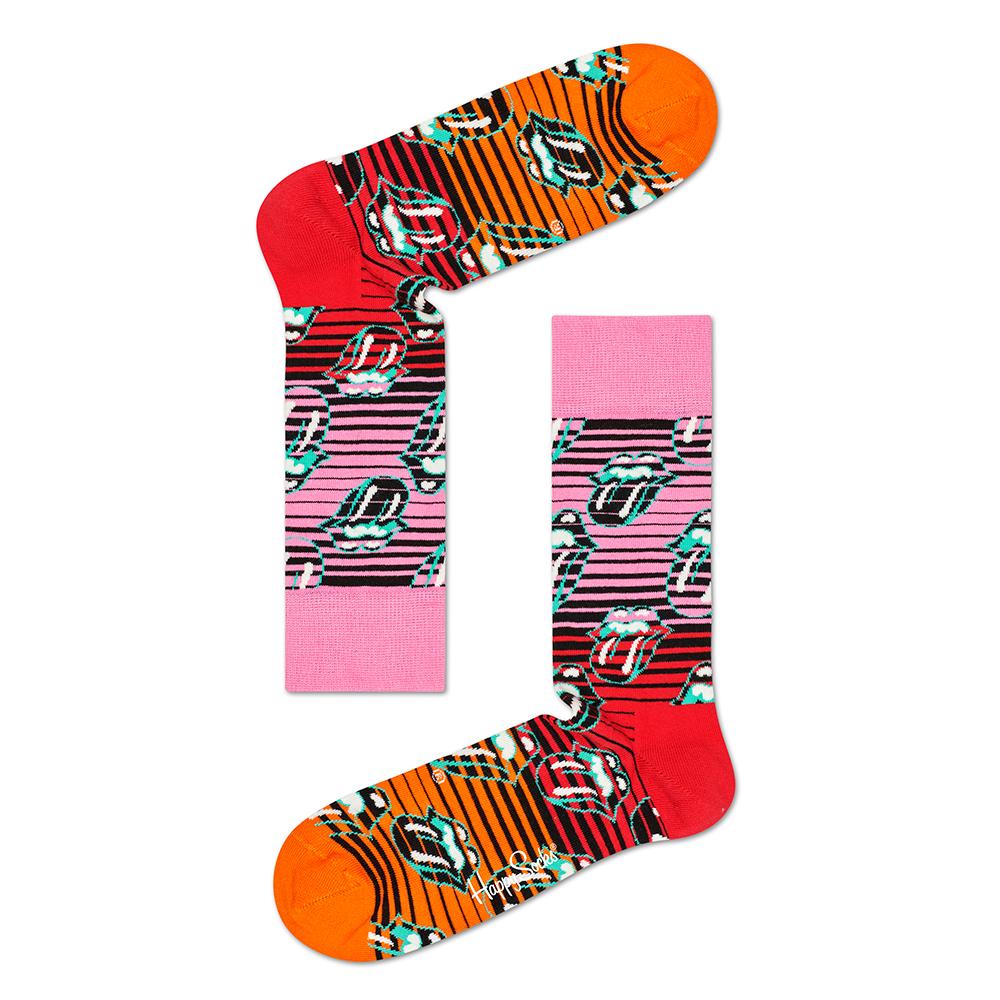 Rolling Stones Ruby Tuesday Sock, Red/Pink