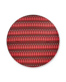 Round Tablecloth, Dylan Ikat Coral