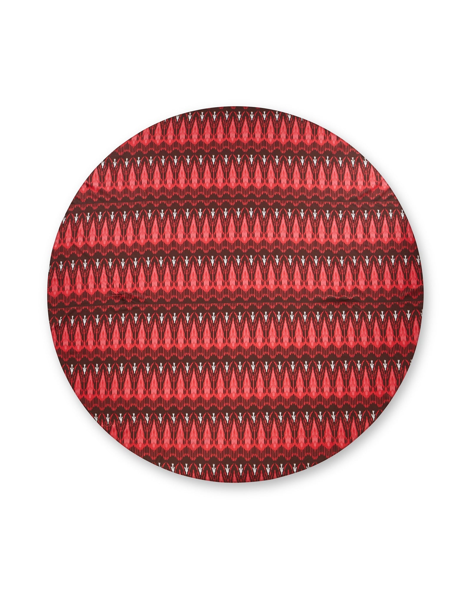 Round Tablecloth, Dylan Ikat Coral