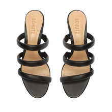 Olly Mid Block Nappa Leather Sandal