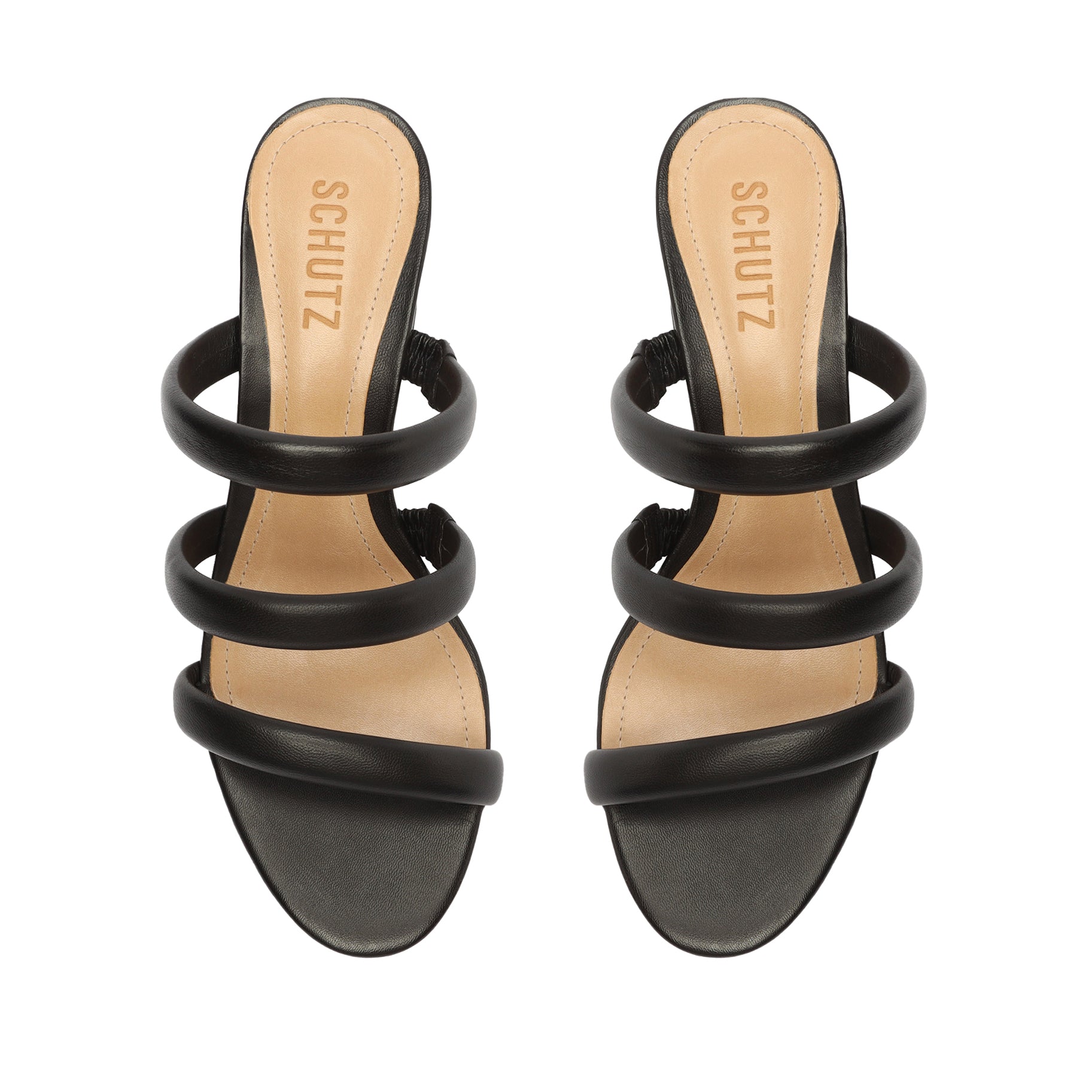 Olly Mid Block Nappa Leather Sandal