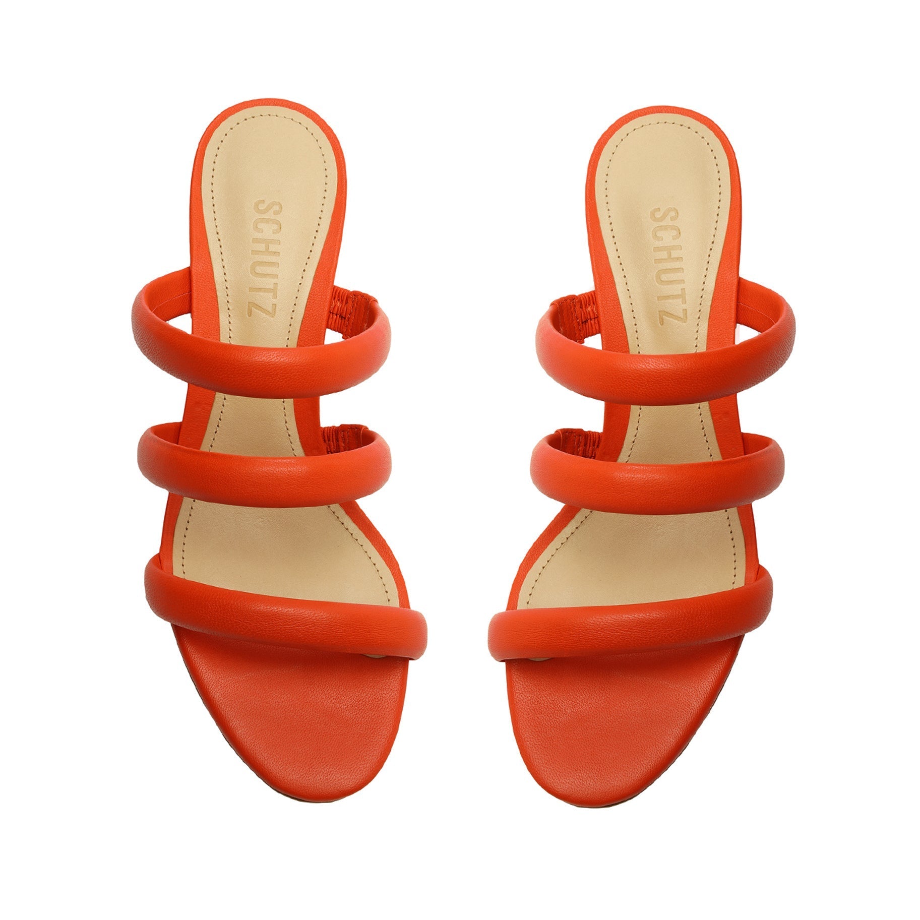 Olly Mid Block Nappa Leather Sandal