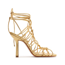 Heyde Metallic Leather Sandal