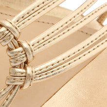Sirena Metallic Leather Sandal