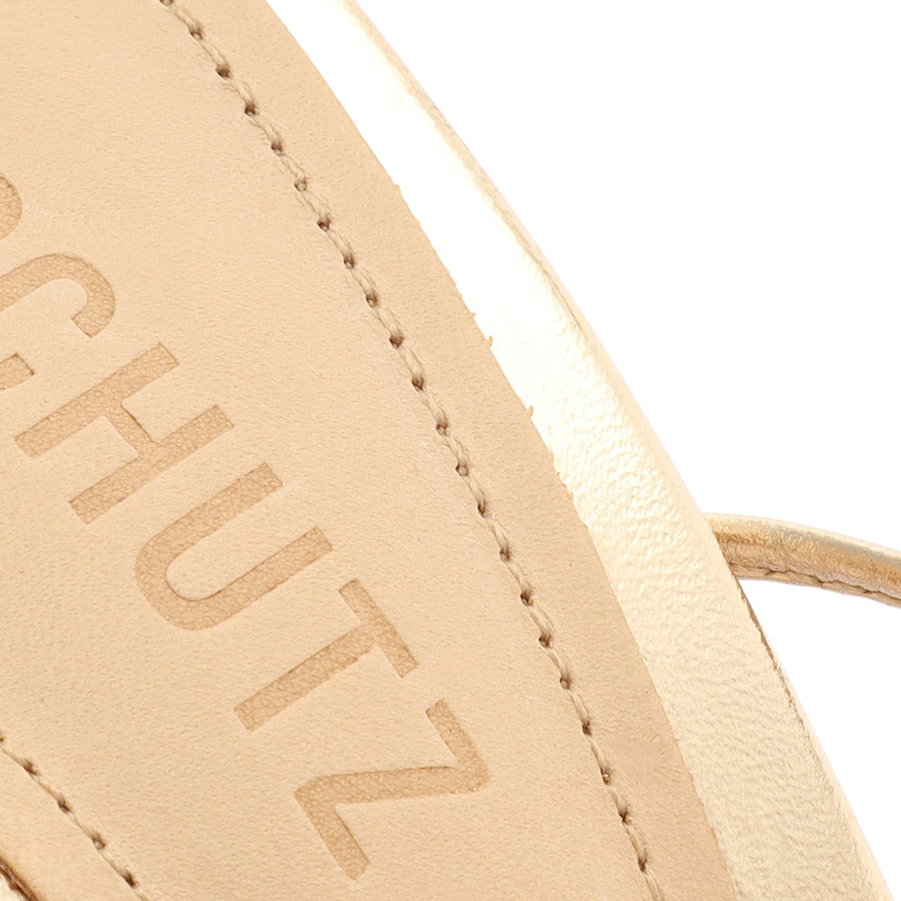 Sirena Metallic Leather Sandal