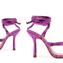 Lily Metallic Leather Sandal