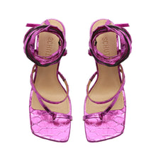 Lily Metallic Leather Sandal
