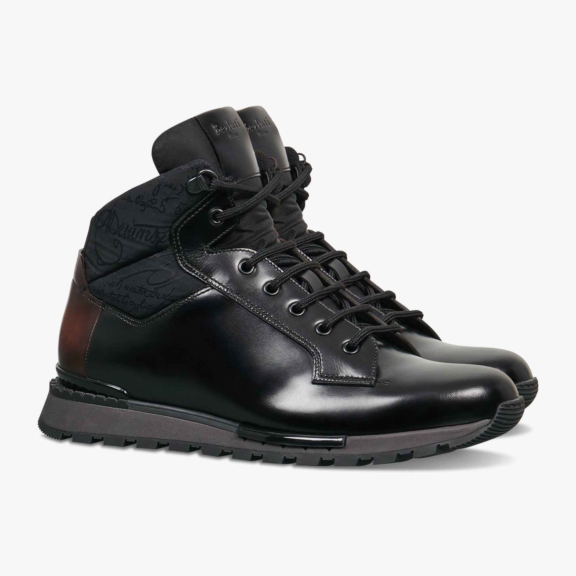 Fast Track Torino Glazed Calf Leather High-Top Sneaker