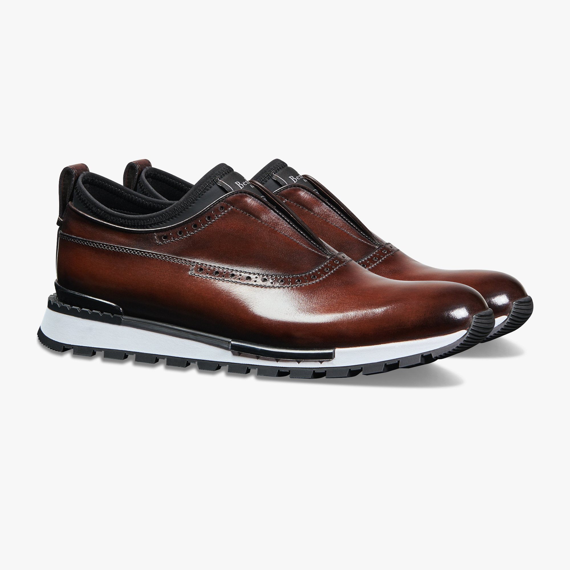 Fast Track Torino Calf Leather & Neoprene Sneaker