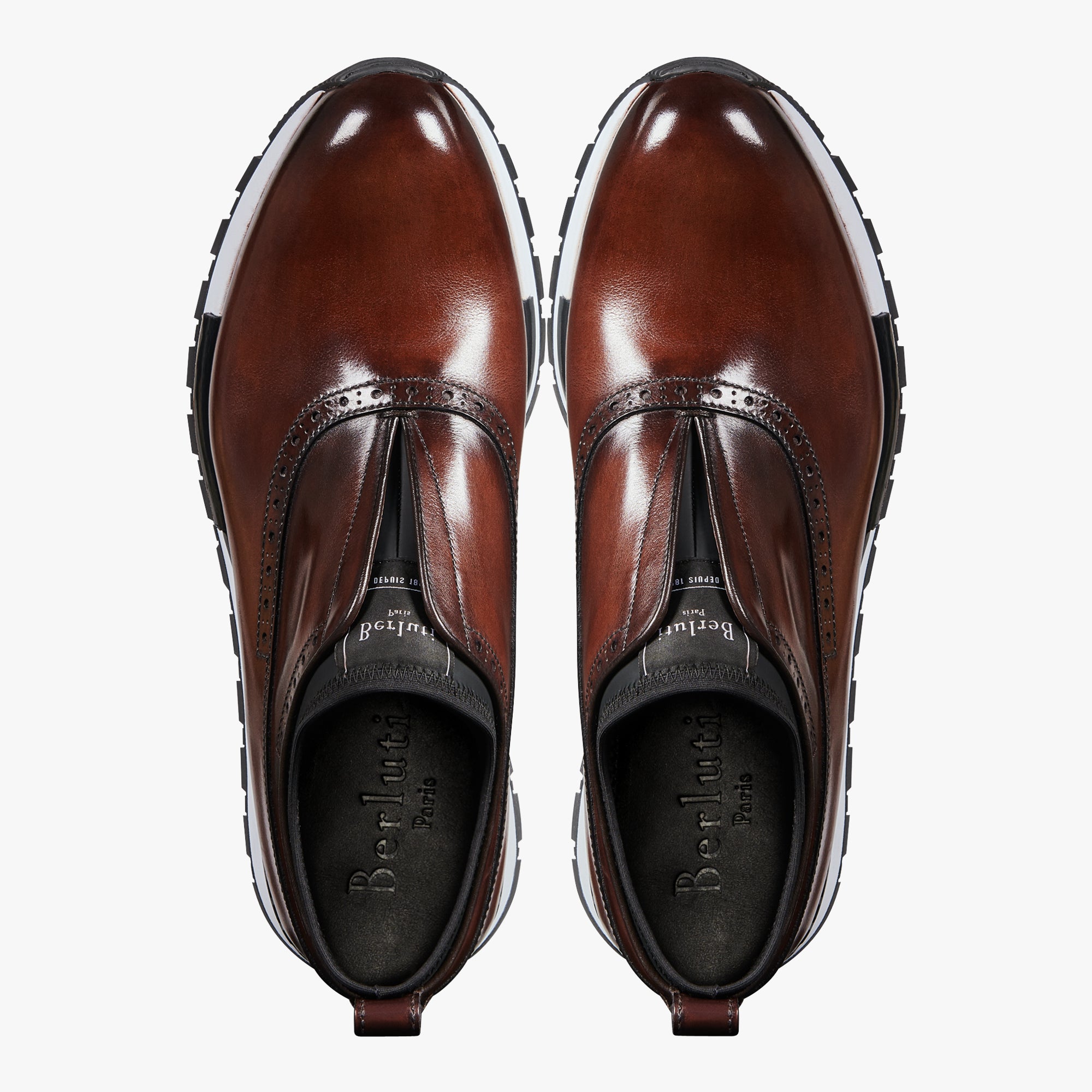Fast Track Torino Calf Leather & Neoprene Sneaker