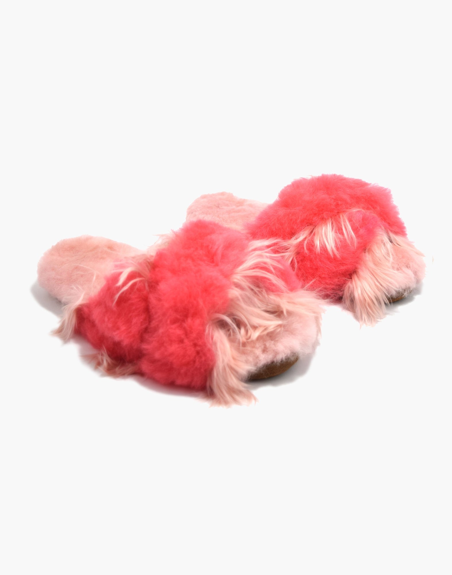 Sophie Alpaca Slipper Fuchsia/Pink