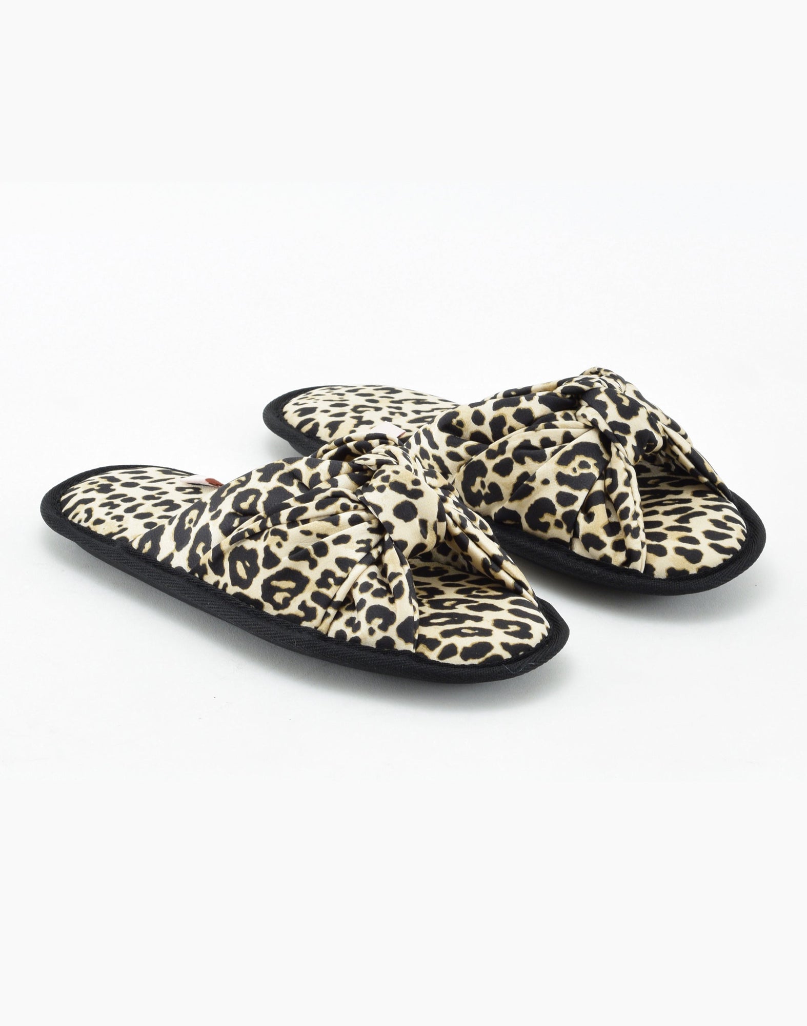 Knot Slide Slipper Leopard