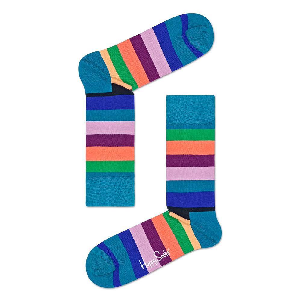 Stripe Sock, Green/Yellow