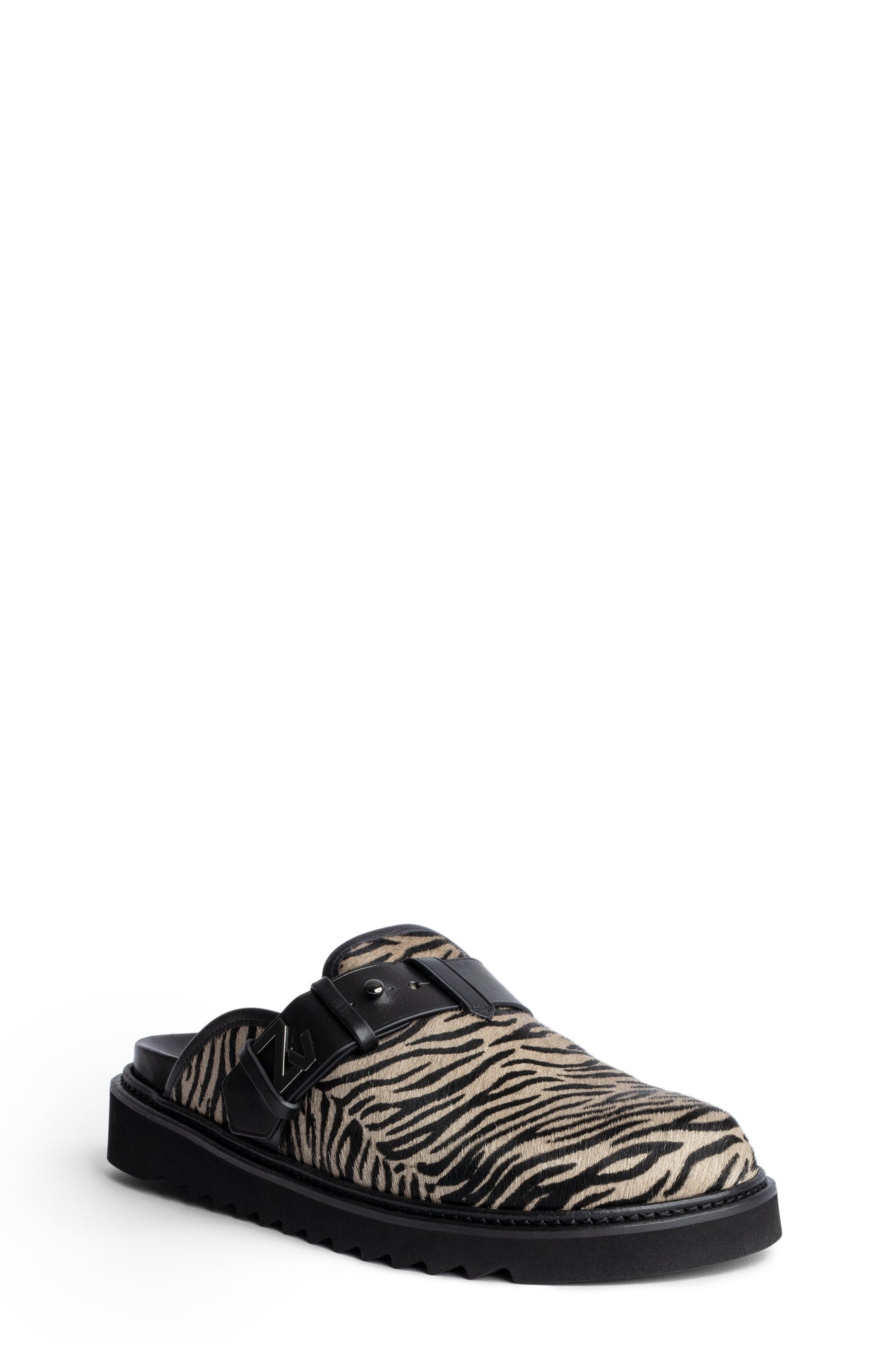 Alpha Mule Zebra Printed Cowsk