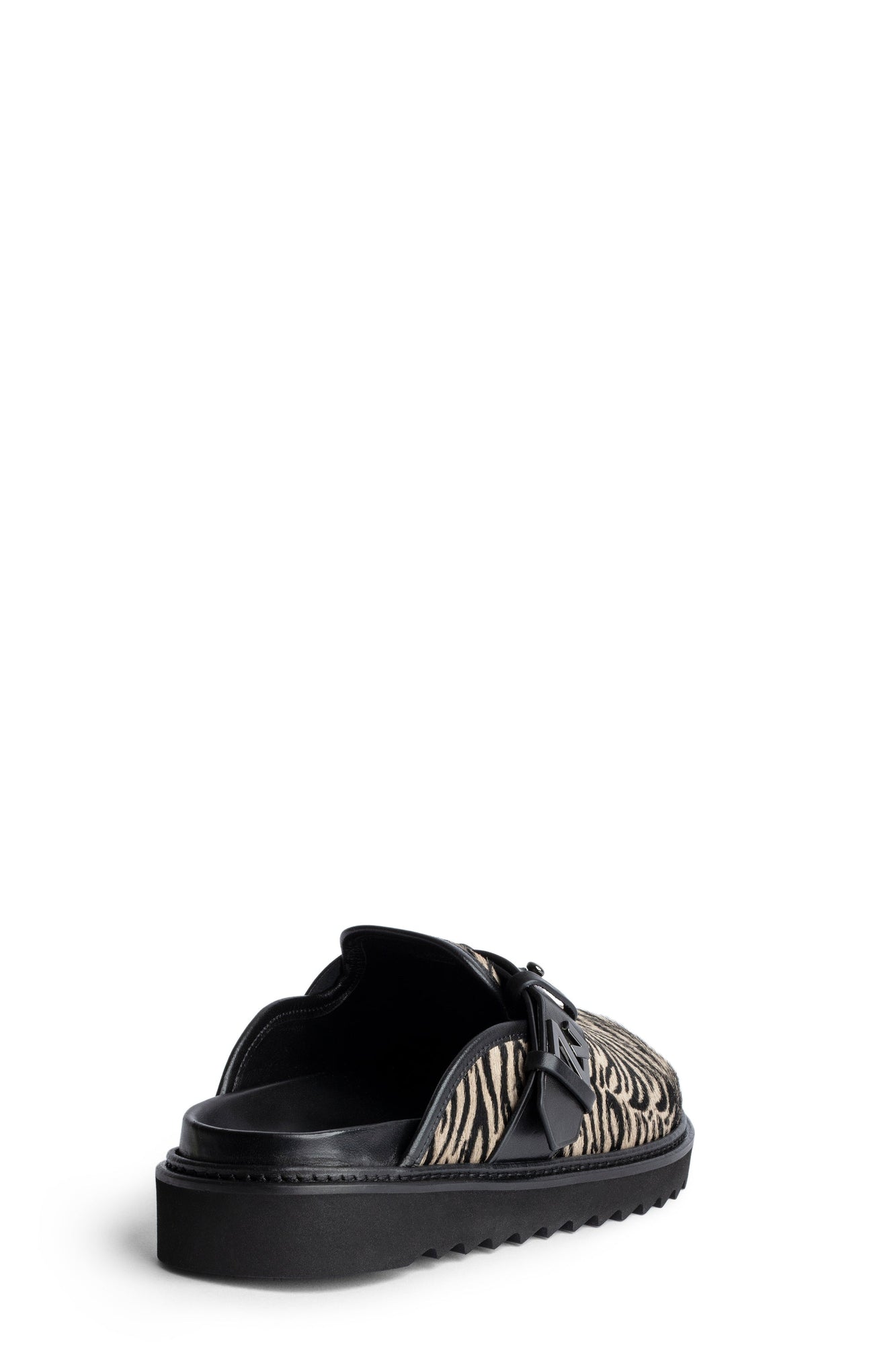Alpha Mule Zebra Printed Cowsk