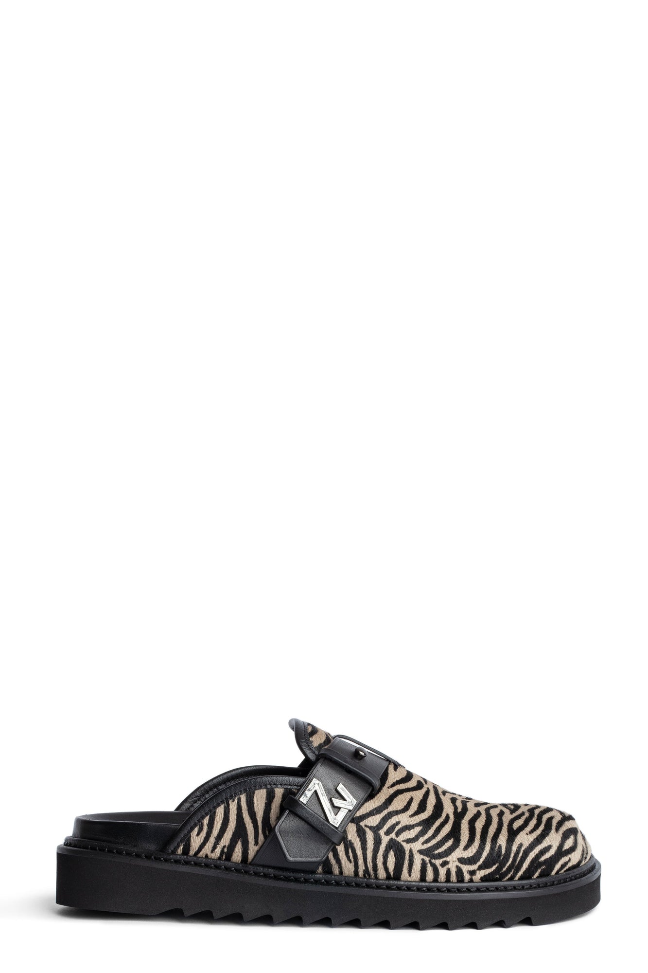 Alpha Mule Zebra Printed Cowsk
