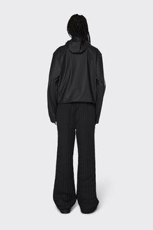 Short Hooded Coat, Black