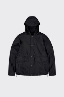 Short Hooded Coat, Black